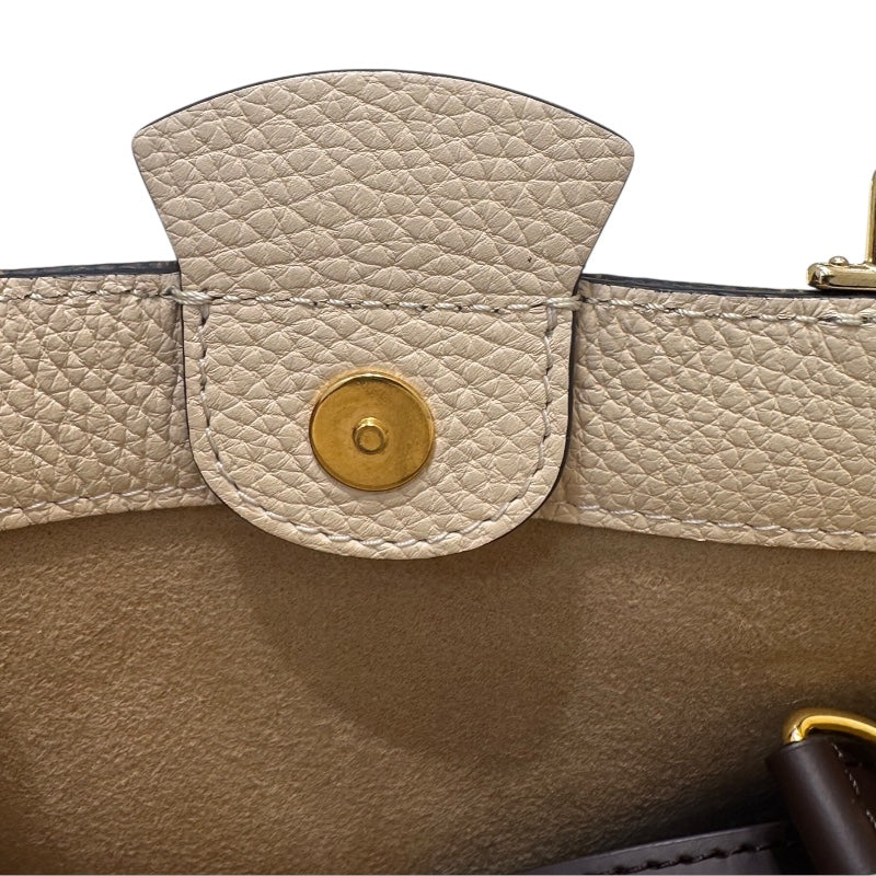 ルイ・ヴィトン LOUIS VUITTON ブリタニ― ダミエ・クレーム PVC/レザー レディース ハンドバッグ