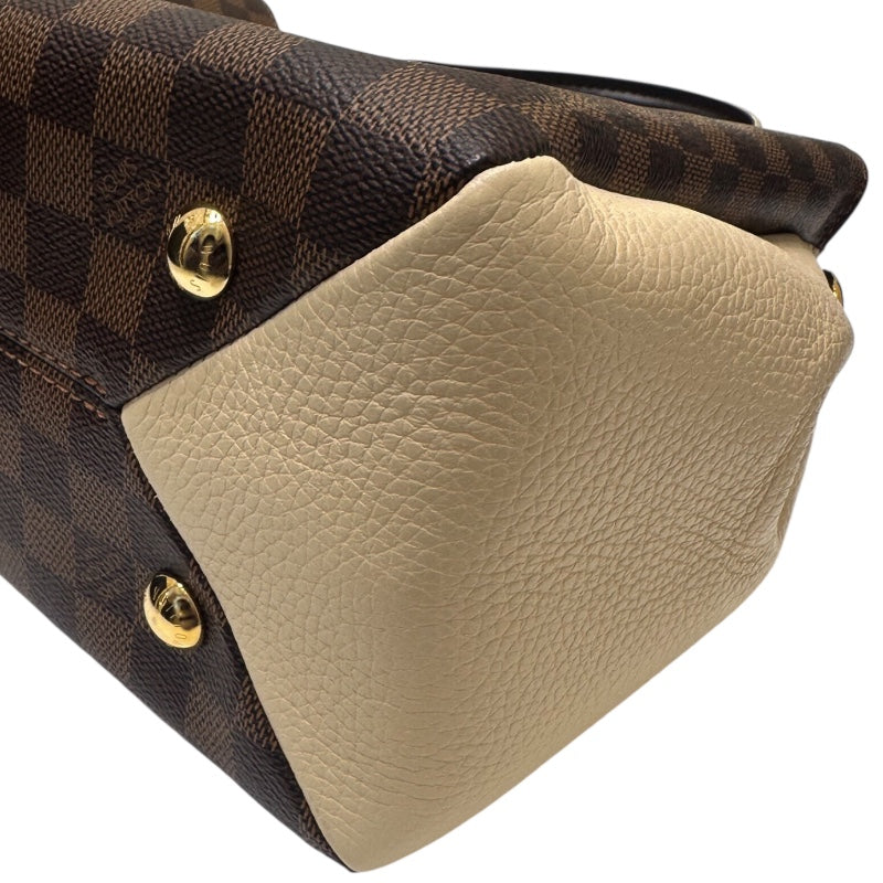 ルイ・ヴィトン LOUIS VUITTON ブリタニ― ダミエ・クレーム PVC/レザー レディース ハンドバッグ