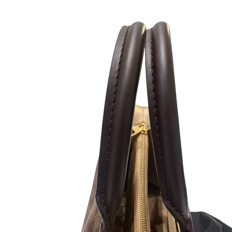 ルイ・ヴィトン LOUIS VUITTON ブリタニ― ダミエ・クレーム PVC/レザー レディース ハンドバッグ