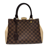 ルイ・ヴィトン LOUIS VUITTON ブリタニ― ダミエ・クレーム PVC/レザー レディース ハンドバッグ