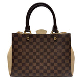 ルイ・ヴィトン LOUIS VUITTON ブリタニ― ダミエ・クレーム PVC/レザー レディース ハンドバッグ