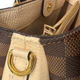 ルイ・ヴィトン LOUIS VUITTON ブリタニ― ダミエ・クレーム PVC/レザー レディース ハンドバッグ