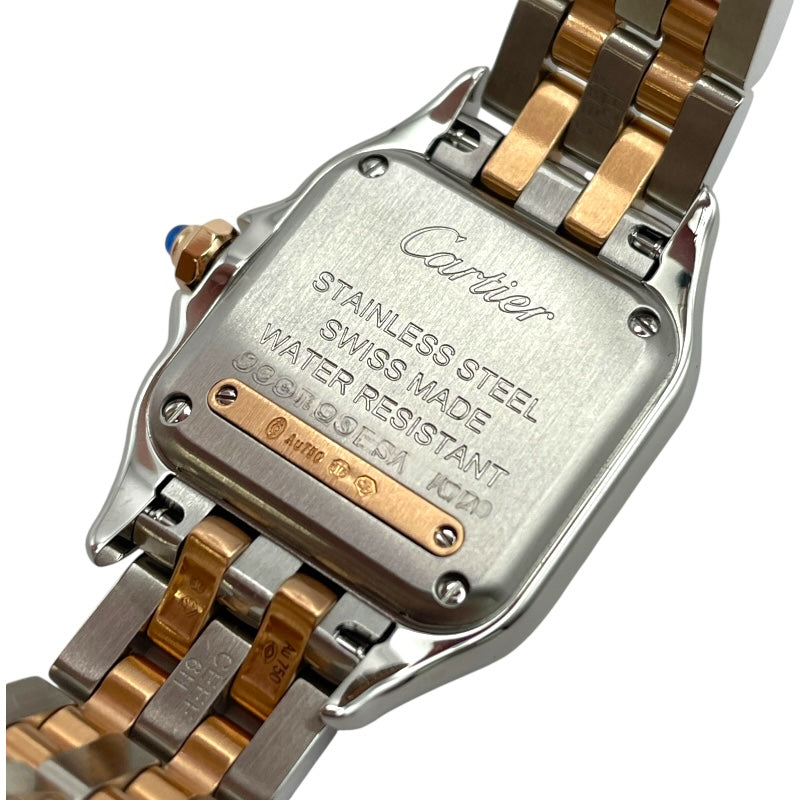 カルティエ Cartier パンテール W39N0006 シルバー PG/SS クオーツ レディース 腕時計