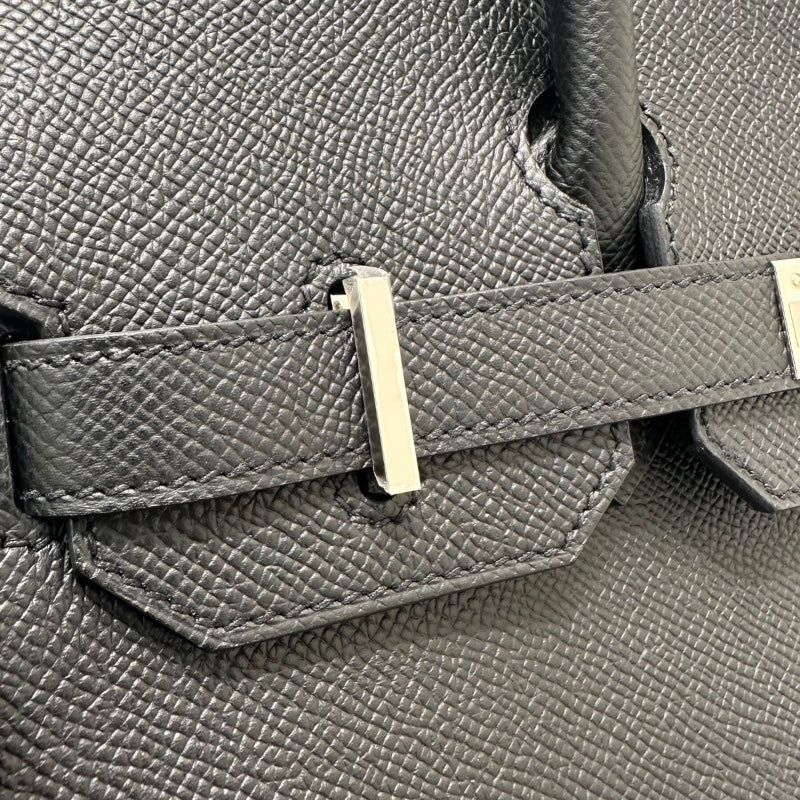 エルメス HERMES バーキン30 B刻印 ブラック エプソン　SV金具 レディース ハンドバッグ