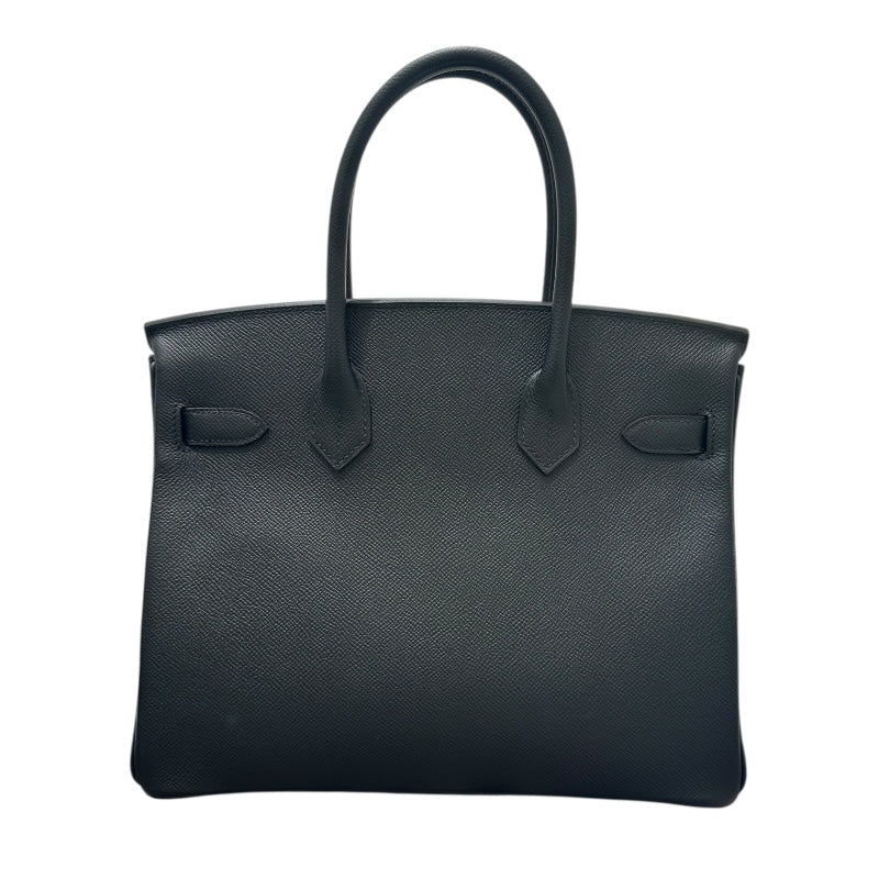 エルメス HERMES バーキン30 B刻印 ブラック エプソン　SV金具 レディース ハンドバッグ