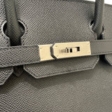 エルメス HERMES バーキン30 B刻印 ブラック エプソン　SV金具 レディース ハンドバッグ