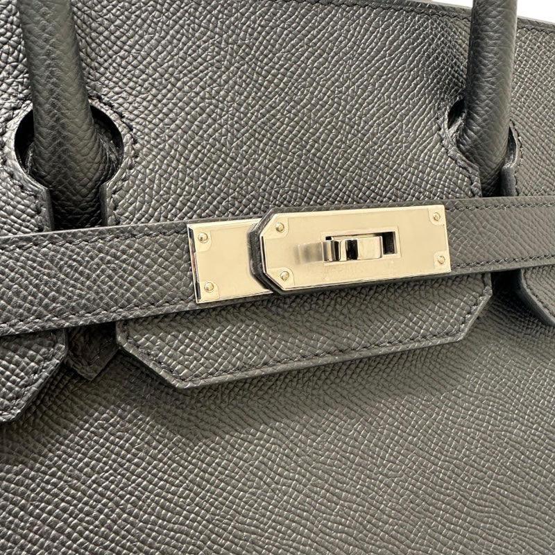 エルメス HERMES バーキン30 B刻印 ブラック エプソン　SV金具 レディース ハンドバッグ