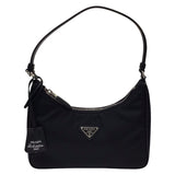 プラダ PRADA Re-Edition2005ナイロンミニバッグ ブラック ナイロン レディース ハンドバッグ