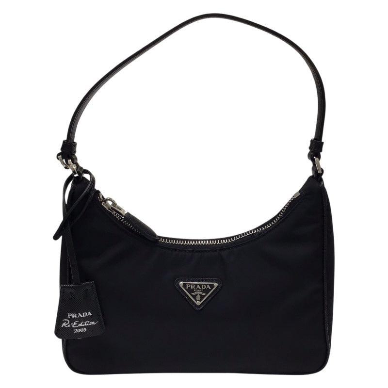 プラダ PRADA Re-Edition2005ナイロンミニバッグ ブラック ナイロン レディース ハンドバッグ