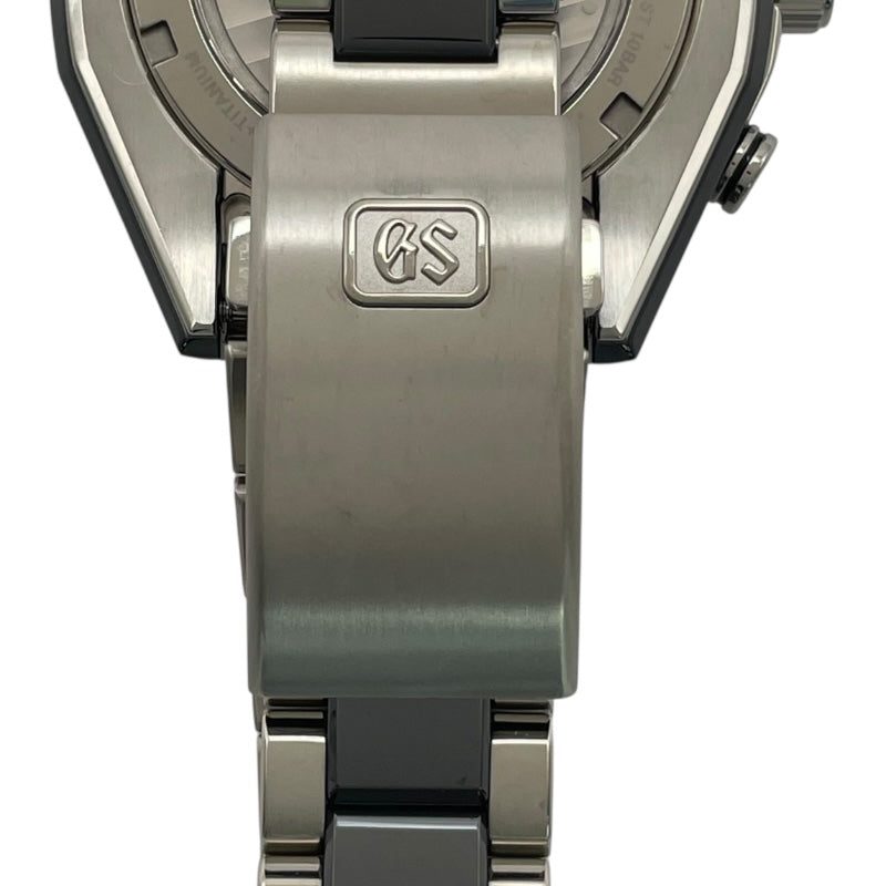 グランドセイコー Grand Seiko スポーツコレクション スプリングドライブ GMT SBGC223 ブラック チタン/セラミック 自動巻き メンズ 腕時計