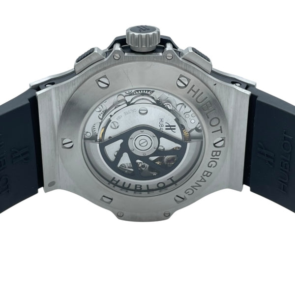 ウブロ HUBLOT ビッグ・バン スチール ダイヤモンド 301.SX.1170.RX.1104 ブラック SS 自動巻き メンズ 腕時計
