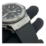 ウブロ HUBLOT ビッグ・バン スチール ダイヤモンド 301.SX.1170.RX.1104 ブラック SS 自動巻き メンズ 腕時計
