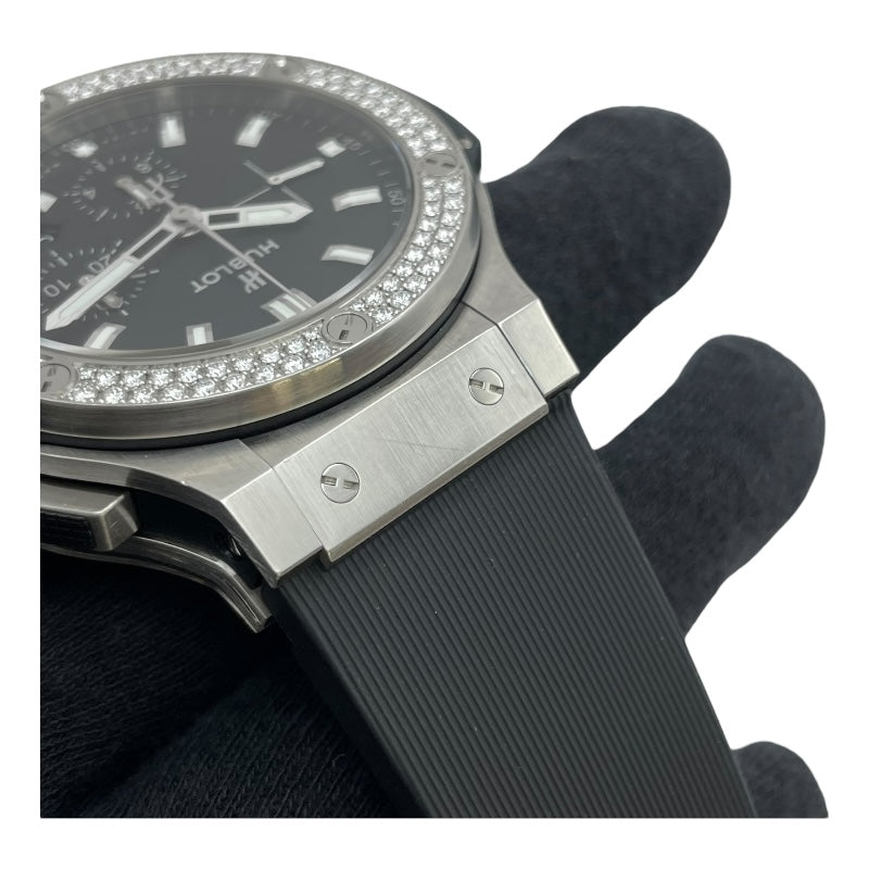 ウブロ HUBLOT ビッグ・バン スチール ダイヤモンド 301.SX.1170.RX.1104 ブラック SS 自動巻き メンズ 腕時計