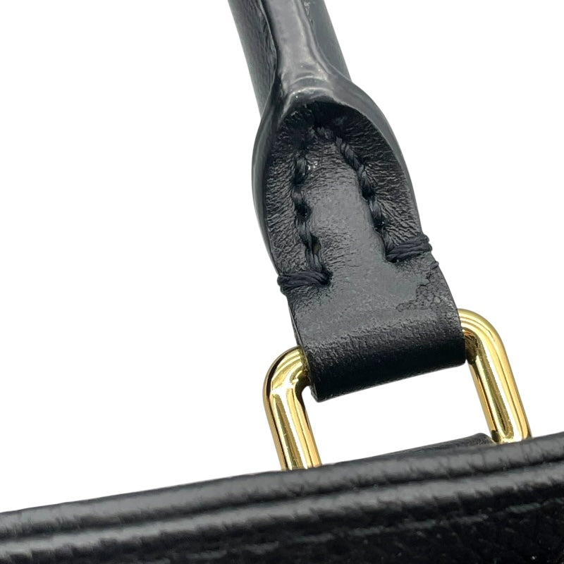 ルイ・ヴィトン LOUIS VUITTON オンザゴー MM M45595 ノワール モノグラムアンプラント レディース トートバッグ