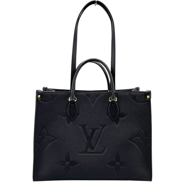 ルイ・ヴィトン LOUIS VUITTON オンザゴー MM M45595 ノワール モノグラムアンプラント レディース トートバッグ