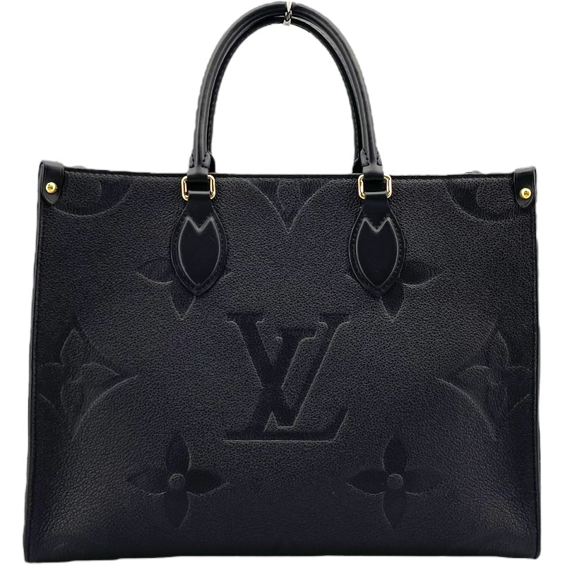 ルイ・ヴィトン LOUIS VUITTON オンザゴー MM M45595 ノワール モノグラムアンプラント レディース トートバッグ