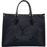 ルイ・ヴィトン LOUIS VUITTON オンザゴー MM M45595 ノワール モノグラムアンプラント レディース トートバッグ