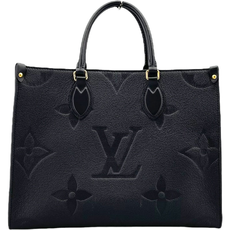 ルイ・ヴィトン LOUIS VUITTON オンザゴー MM M45595 ノワール モノグラムアンプラント レディース トートバッグ