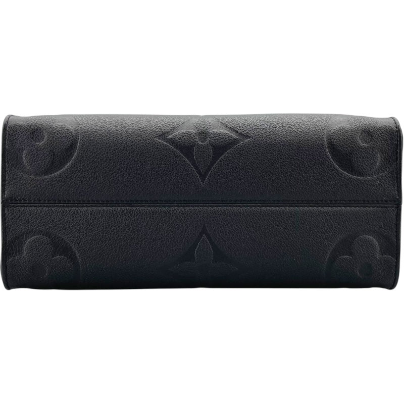 ルイ・ヴィトン LOUIS VUITTON オンザゴー MM M45595 ノワール モノグラムアンプラント レディース トートバッグ