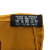 エルメス HERMES カレ90 RONDS DE MARCHE ブラウン シルク レディース スカーフ
