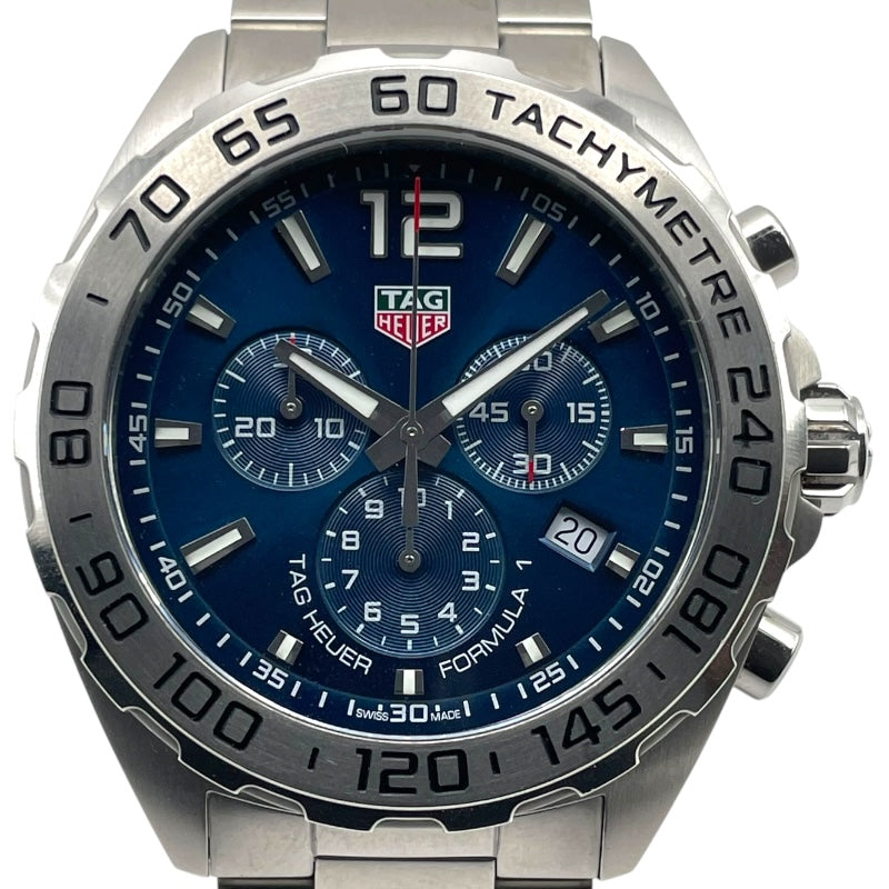 タグ・ホイヤー TAG HEUER フォーミュラ1 クロノグラフ CAZ101K.BA842 ブルー SS クオーツ メンズ 腕時計