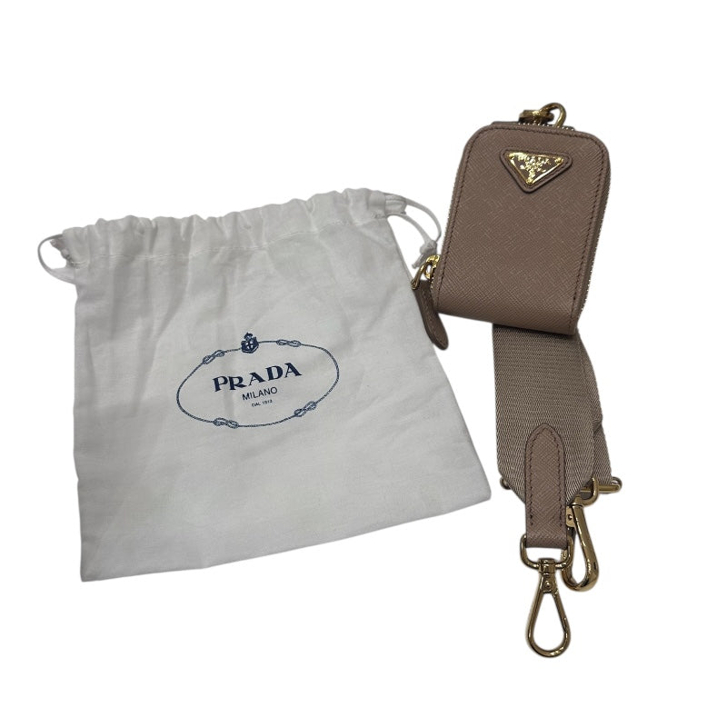 プラダ PRADA Re-Edition ショルダーバッグ 1BH204 ベージュ サフィアーノレザー レディース ショルダーバッグ