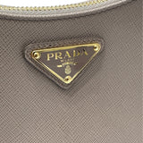 プラダ PRADA Re-Edition ショルダーバッグ 1BH204 ベージュ サフィアーノレザー レディース ショルダーバッグ