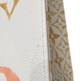 ルイ・ヴィトン LOUIS VUITTON オンザゴーMM M22975 ホワイト PVC　 ユニセックス ハンドバッグ