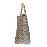 ルイ・ヴィトン LOUIS VUITTON オンザゴーMM M22975 ホワイト PVC　 ユニセックス ハンドバッグ