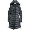 モンクレール MONCLER HERMINE ダウンコート ブラック ナイロン レディース ダウンジャケット