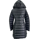 モンクレール MONCLER HERMINE ダウンコート ブラック ナイロン レディース ダウンジャケット
