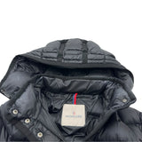 モンクレール MONCLER HERMINE ダウンコート ブラック ナイロン レディース ダウンジャケット