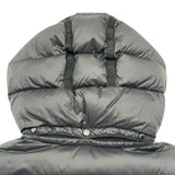 モンクレール MONCLER HERMINE ダウンコート ブラック ナイロン レディース ダウンジャケット