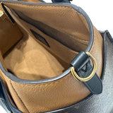 ルイ・ヴィトン LOUIS VUITTON オンマイサイドMM M53823 ブラウン　ブラック カーフレザー　PVC レディース ハンドバッグ