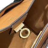 ルイ・ヴィトン LOUIS VUITTON オンマイサイドMM M53823 ブラウン　ブラック カーフレザー　PVC レディース ハンドバッグ