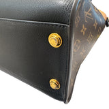 ルイ・ヴィトン LOUIS VUITTON オンマイサイドMM M53823 ブラウン　ブラック カーフレザー　PVC レディース ハンドバッグ