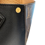 ルイ・ヴィトン LOUIS VUITTON オンマイサイドMM M53823 ブラウン　ブラック カーフレザー　PVC レディース ハンドバッグ