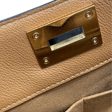 ルイ・ヴィトン LOUIS VUITTON オンマイサイドMM M53823 ブラウン　ブラック カーフレザー　PVC レディース ハンドバッグ