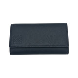 ロエベ LOEWE 6蓮キーケース C660K92XD2 ネイビー グレインカーフ メンズ キーケース