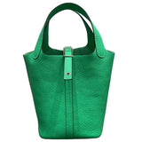 エルメス HERMES ピコタンロックPM U刻印 ヴェールコミック　シルバー金具 トリヨン ハンドバッグ