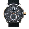 カルティエ Cartier カリブル ドゥ カルティエ ダイバー W7100055 ブラック ピンクゴールド ステンレススチール メンズ 腕時計