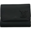 ルイ・ヴィトン LOUIS VUITTON ポルトフォイユ・パイロット M81740 ノワール アエログラム メンズ 二つ折り財布