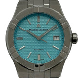 モーリス・ラクロア MAURICE LACROIX アイコンオートマティック39サマーエディション AI6007-SS00F-431-C ブルー ステンレススチール 自動巻き メンズ 腕時計