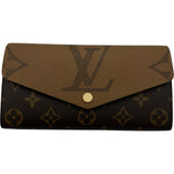 ルイ・ヴィトン LOUIS VUITTON ポルトフォイユ・サラ M80726 ブラウン モノグラム ジャイアント レディース 長財布