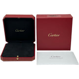 カルティエ Cartier トリニティネックレス コットン紐 ゴールド/ホワイトゴールド/ピンクゴールド Au750 ジュエリー