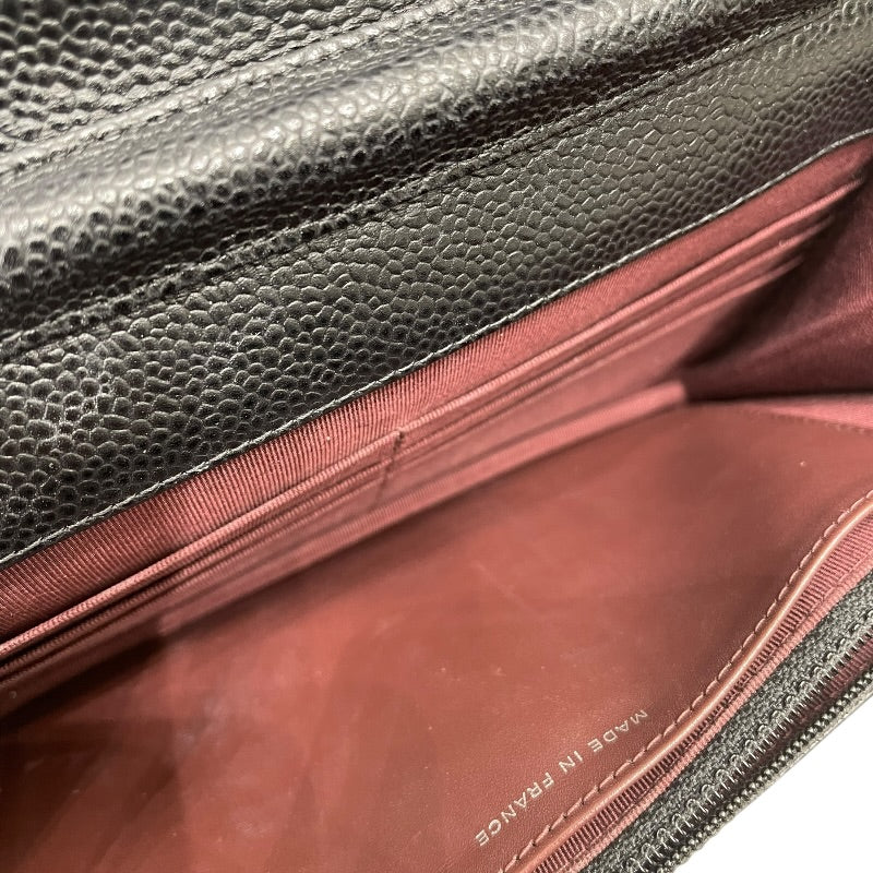 シャネル CHANEL マトラッセチェーンウォレット A33814 21番台