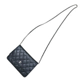 シャネル CHANEL マトラッセチェーンウォレット A33814 21番台 ブラック キャビア レディース ショルダーバッグ