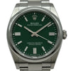 ロレックス ROLEX オイスターパーペチュアル36 126000 グリーン ステンレススチール 自動巻き メンズ 腕時計