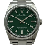 ロレックス ROLEX オイスターパーペチュアル36 126000 グリーン ステンレススチール 自動巻き メンズ 腕時計