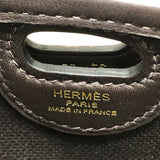 エルメス HERMES タブリエセリエ K刻 エベンヌ トワル ヴァッシュハンター レディース ハンドバッグ